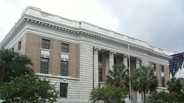 U.S. Courthouse Building and Downtown Postal Station, in Tampa, Florida