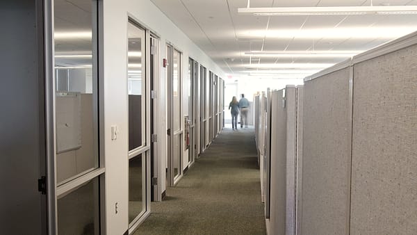 Supervisory offices and staff cubicles at Unilife, a medical device company focused on the design, development, manufacture and