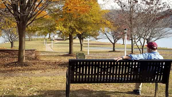 Contest Entry Claytor Lake State Park Relaxing on a bench enjoying the view on a beautiful day
